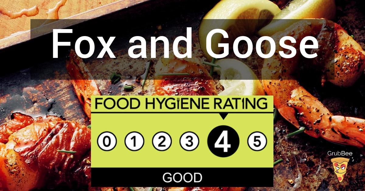 Fox and Goose in Wigan - Food Hygiene Rating
