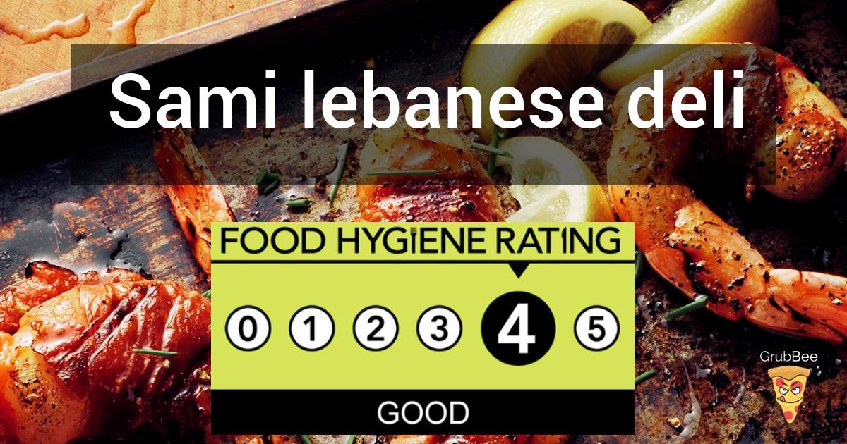 Sami lebanese deli ltd in Southwark - Food Hygiene Rating