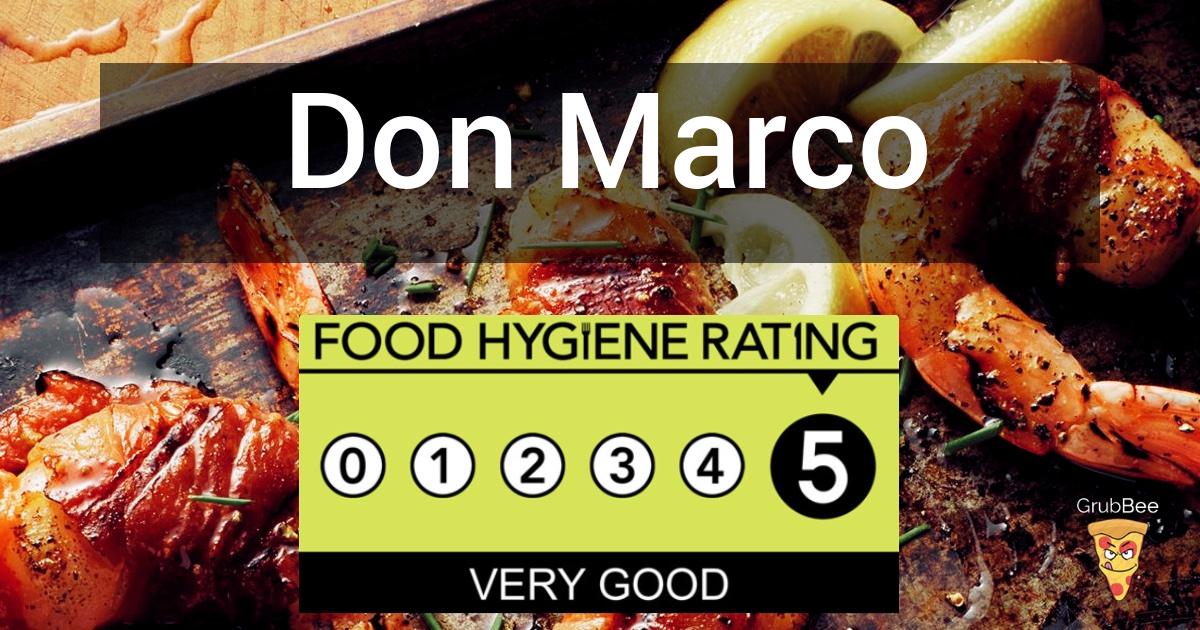 Don Marco in Manchester - Food Hygiene Rating