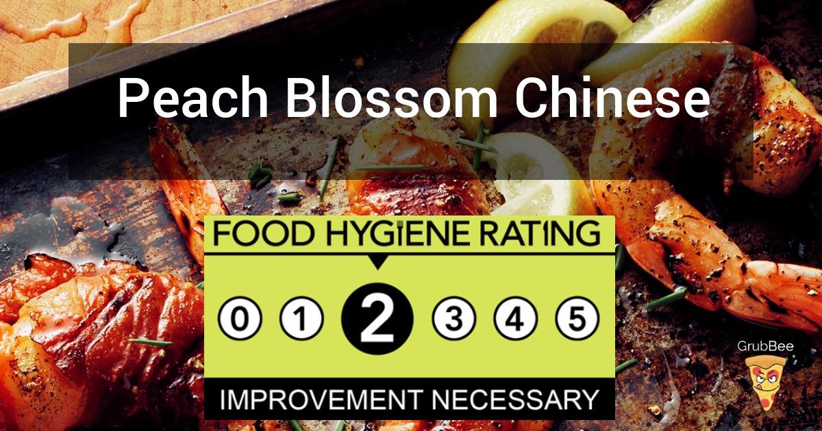 Peach Blossom Chinese Restaurant In Reigate And Banstead Food Hygiene Rating