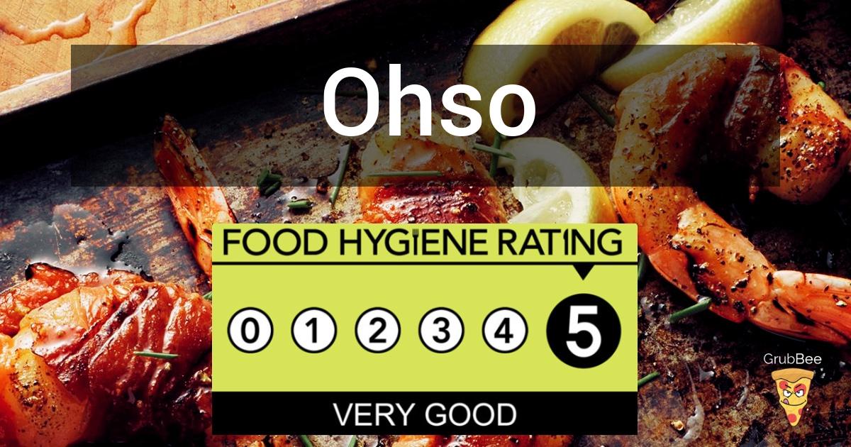 Ohso in Brighton and Hove - Food Hygiene Rating
